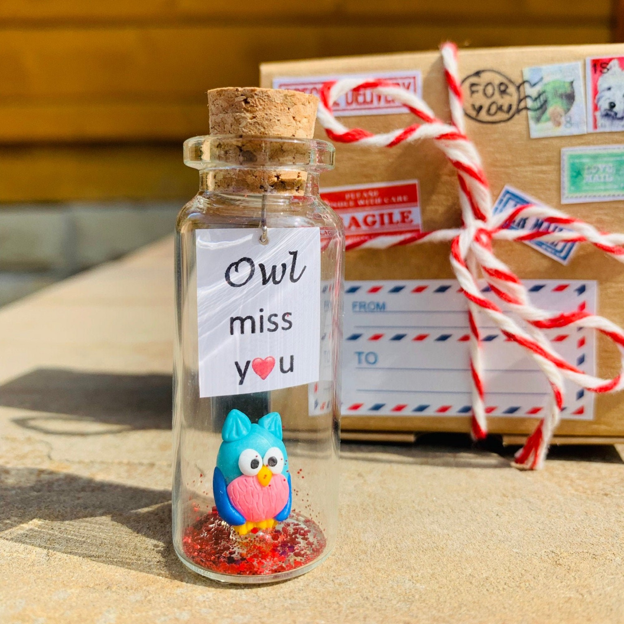 Cute Girlfriend and Boyfriend Gifts Message in a Bottle Love Gift Mini  Bottle