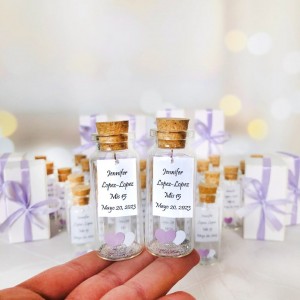 Lesbian wedding favors in bulk, Message in Bottle Wedding Invitation Favors, LGBT Wedding Party Favors for Guests, Her and her party favors