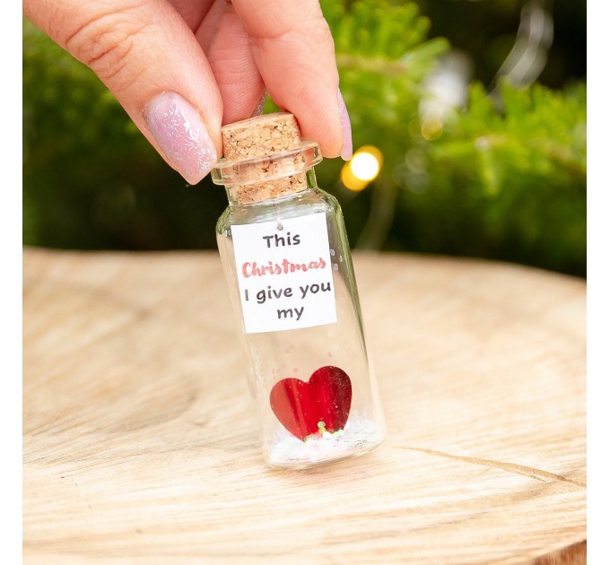 Christmas gift for boyfriend Personalized wish jar Romantic gift for