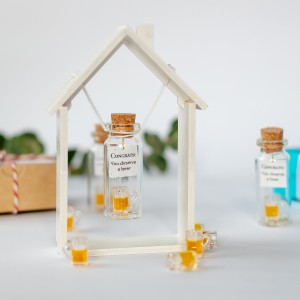 Congrats gift for him Funny graduation gift for boyfriend Beer gift Fathers Day gift Congratulation You deserve a beer Novelty gift for him