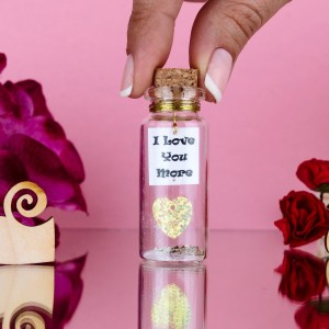 I love you more, Message in a Bottle, Gift for Boyfriend, Girlfriend gift, Mature,  Anniversary gift for her, Special gift for him, Wish jar