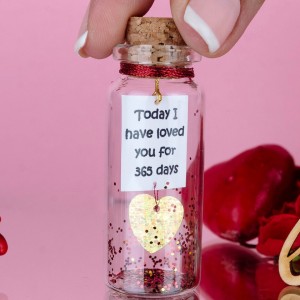 First Year Anniversary Gift, 1 Year Anniversary Gift For Girlfriend, Personalized Gift For Her, Gift for Him, Message in bottle, 365 Days